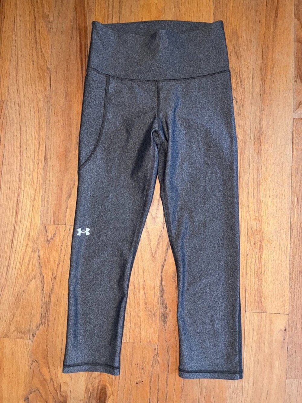 Under Armour HeatGear Compression Pocket Leggings Women's XS Charcoal